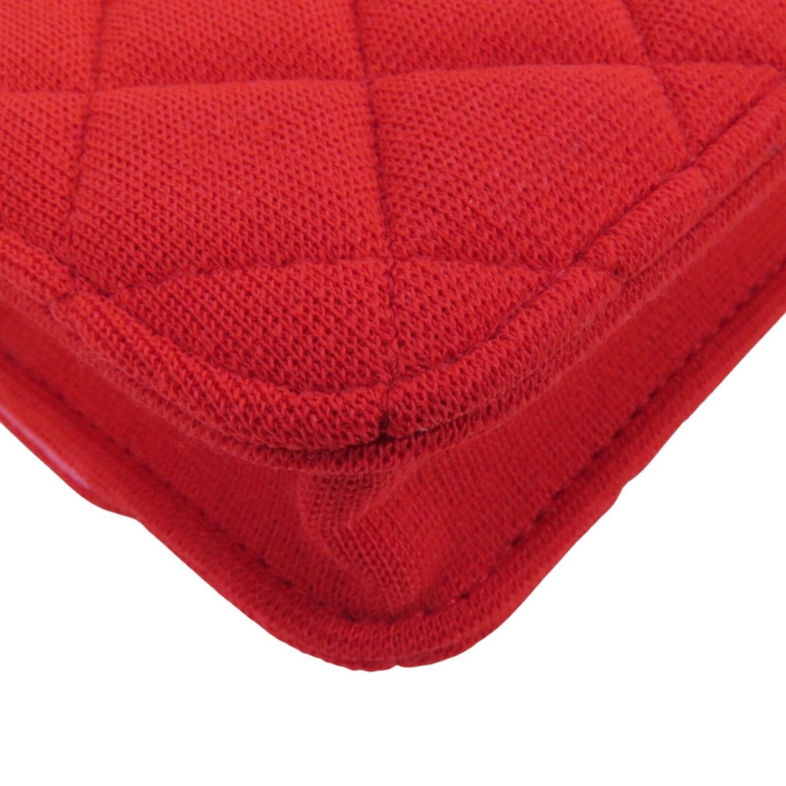 Chanel Red Canvas Handbag - 10