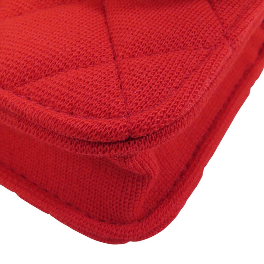 Chanel Red Canvas Handbag - 9