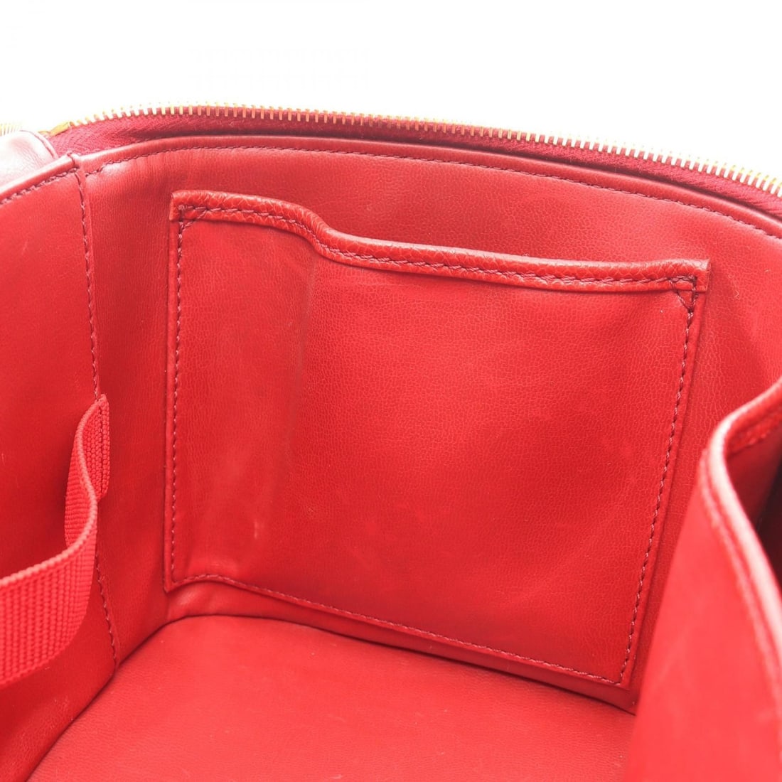 Chanel Red Coco Mark Medium Handbag - 12