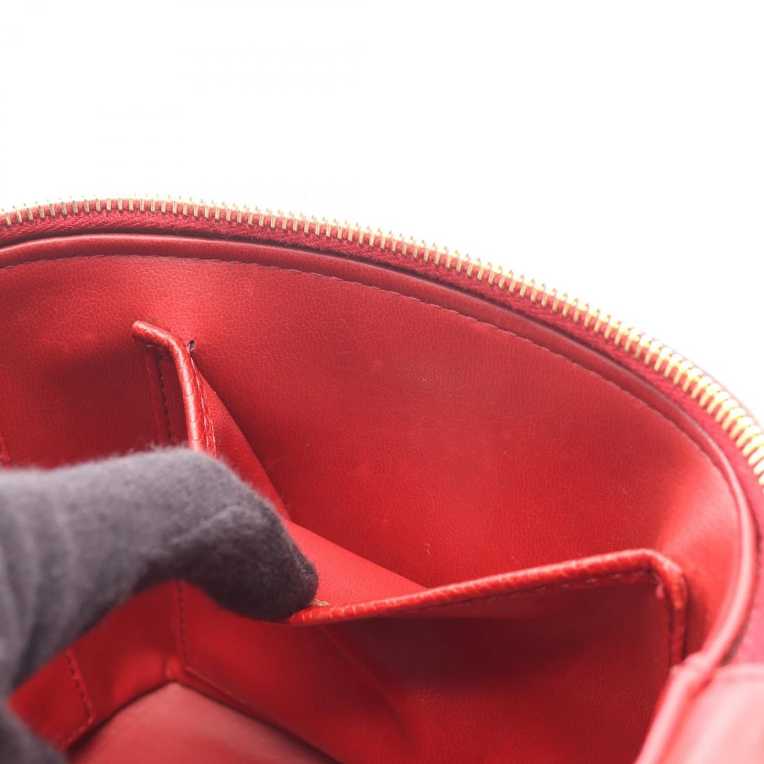 Chanel Red Coco Mark Medium Handbag - 13