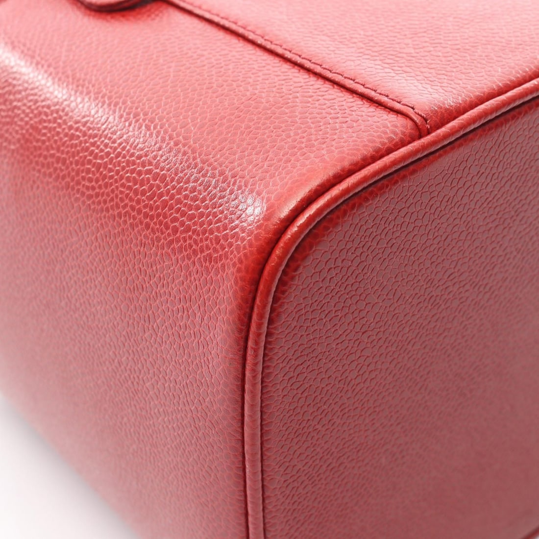 Chanel Red Coco Mark Medium Handbag - 6