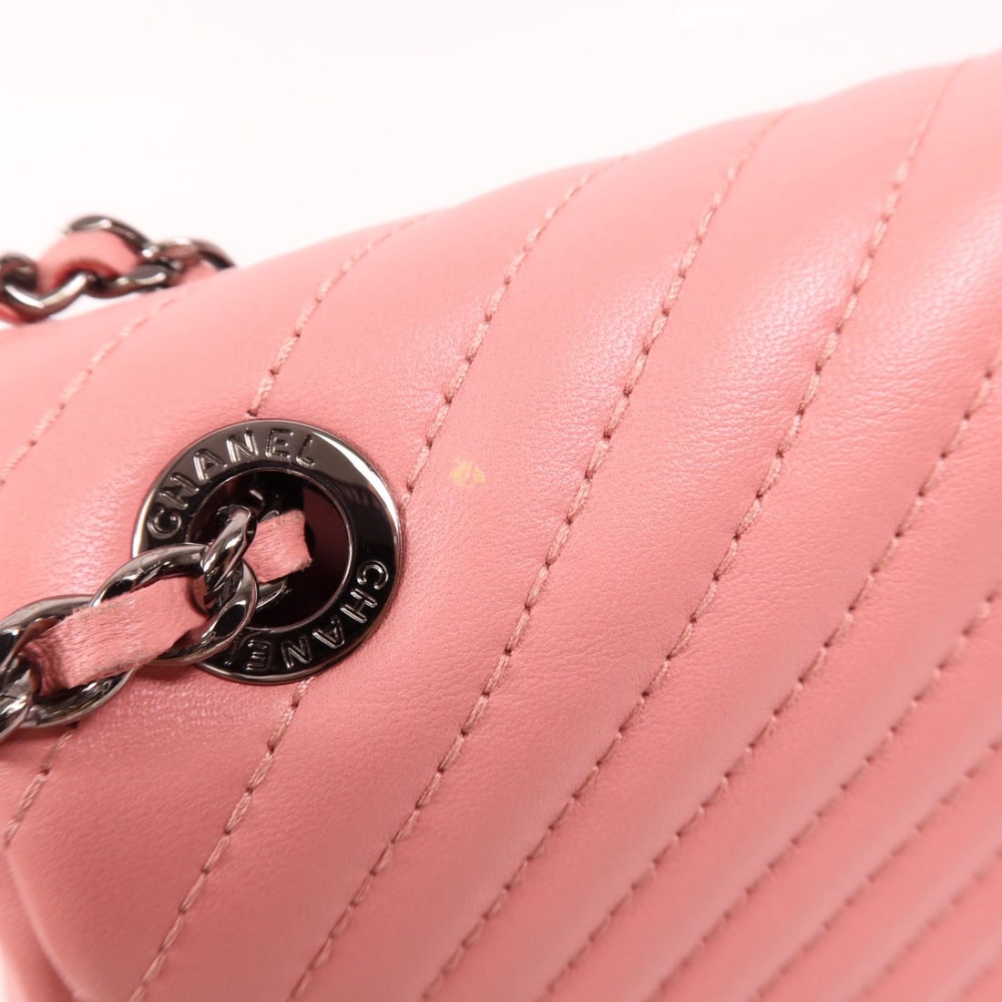 Chanel Pink Handbag - 12