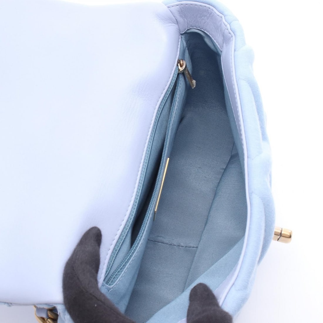 Chanel Blue Handbag - 3