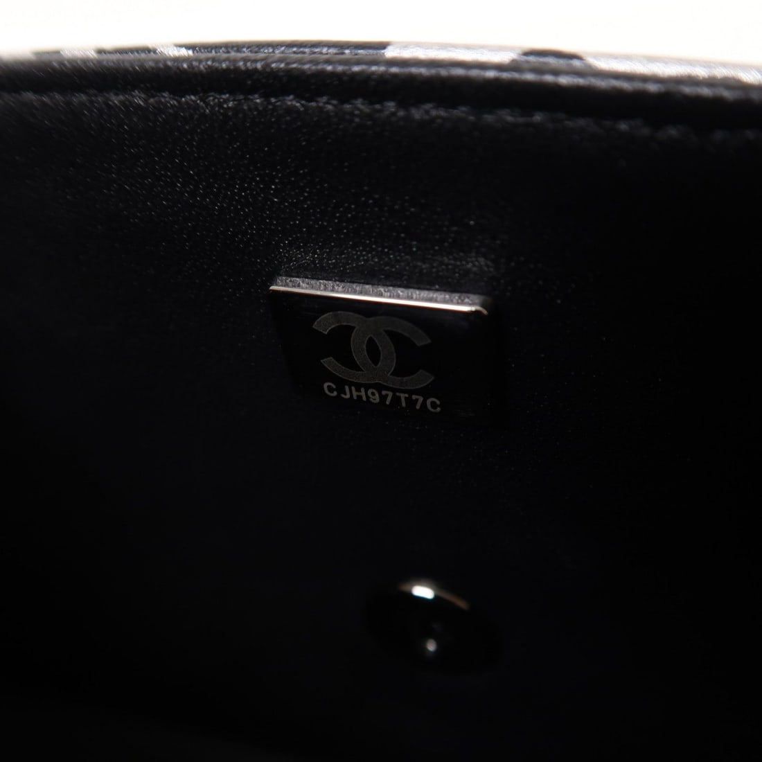 Chanel Black / Silver Mini Rectangular Flap Mini Handbag - 8