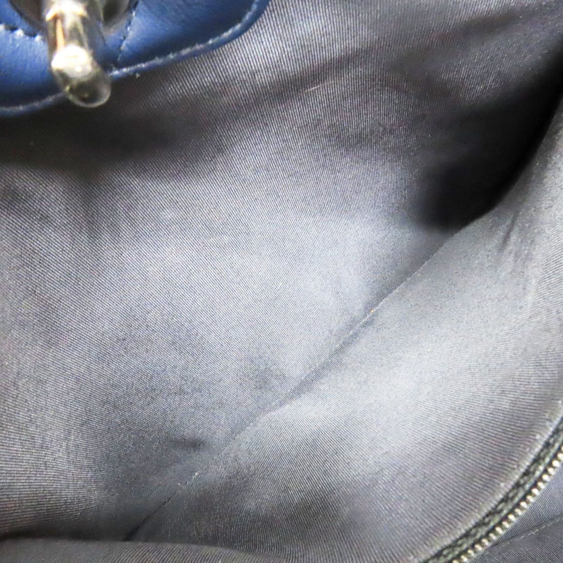 Chanel Blue Matelasse Coco Mark Handbag - 11