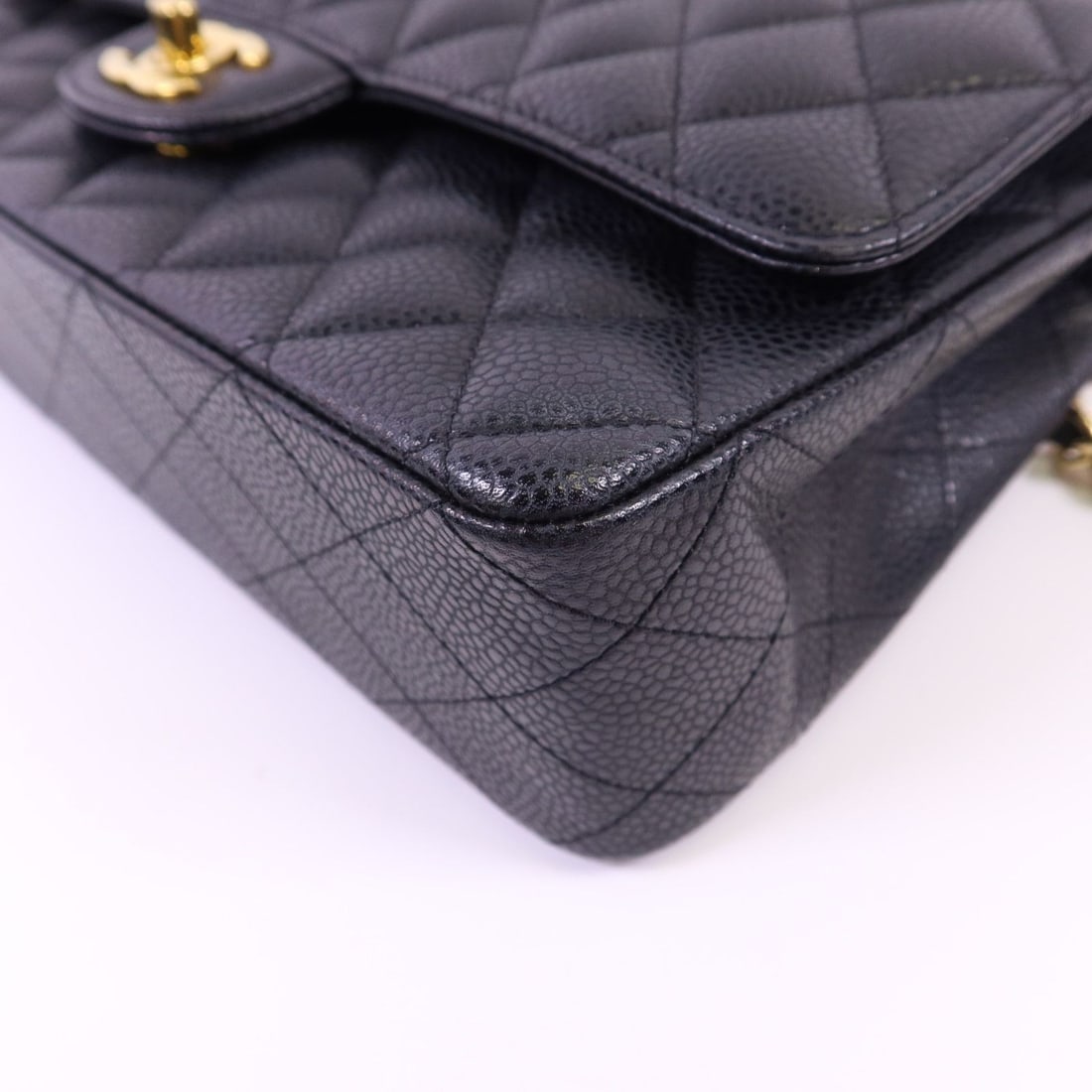 Chanel Black Classic Flap Medium Handbag - 14