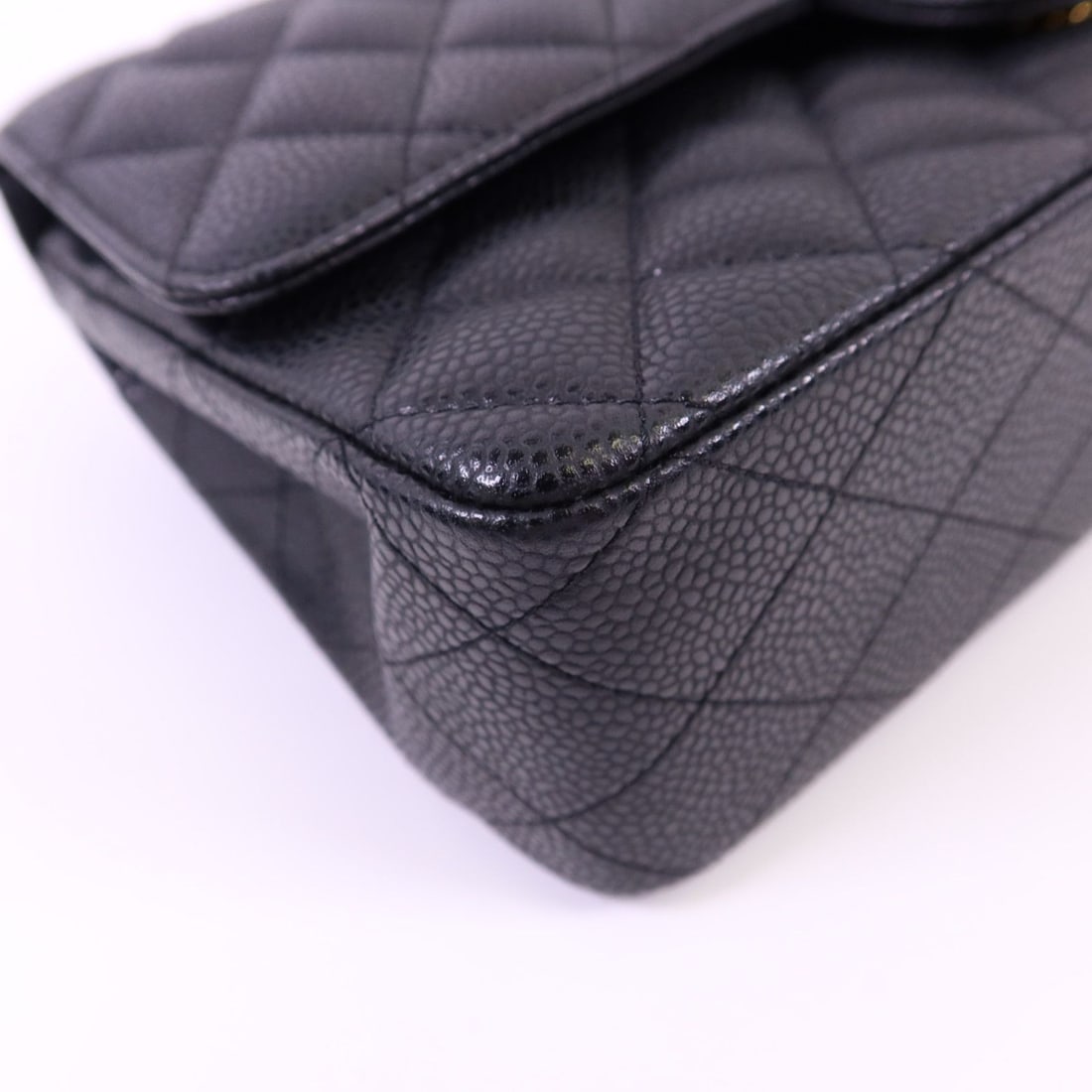 Chanel Black Classic Flap Medium Handbag - 15