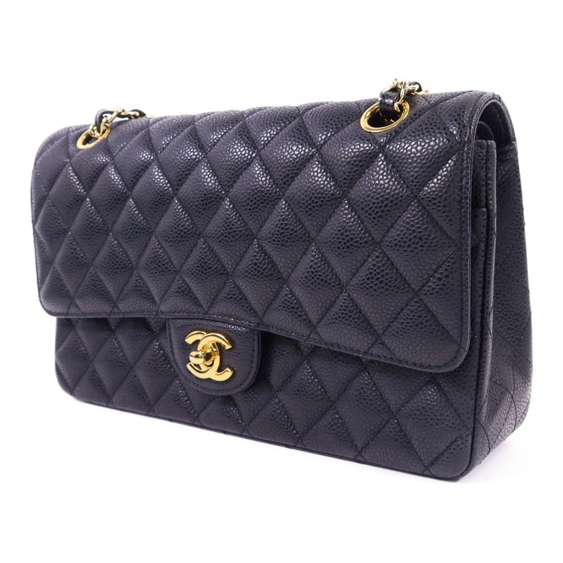 Chanel Black Classic Flap Medium Handbag - 3