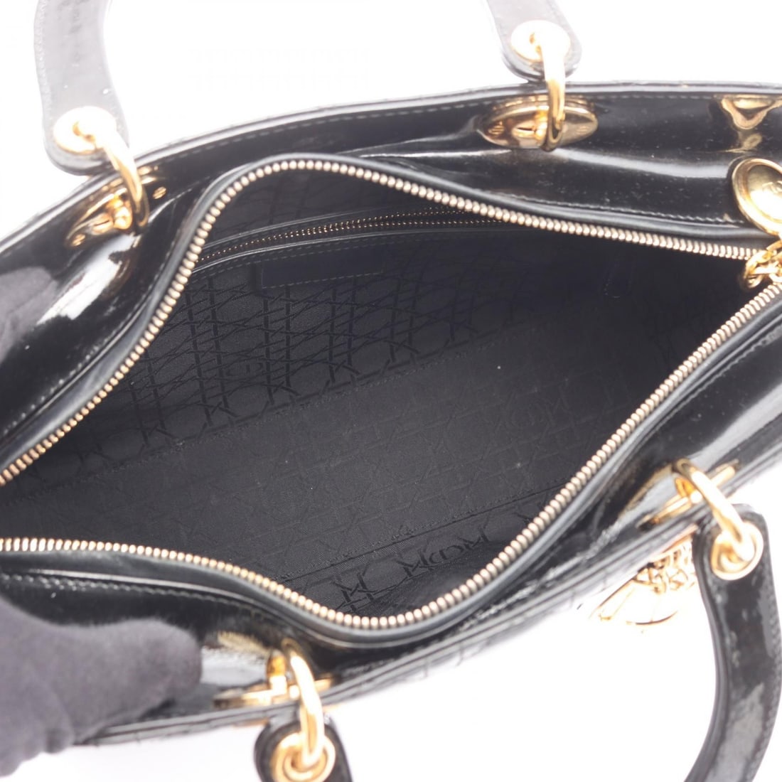 Dior Black Cannage Handbag - 10