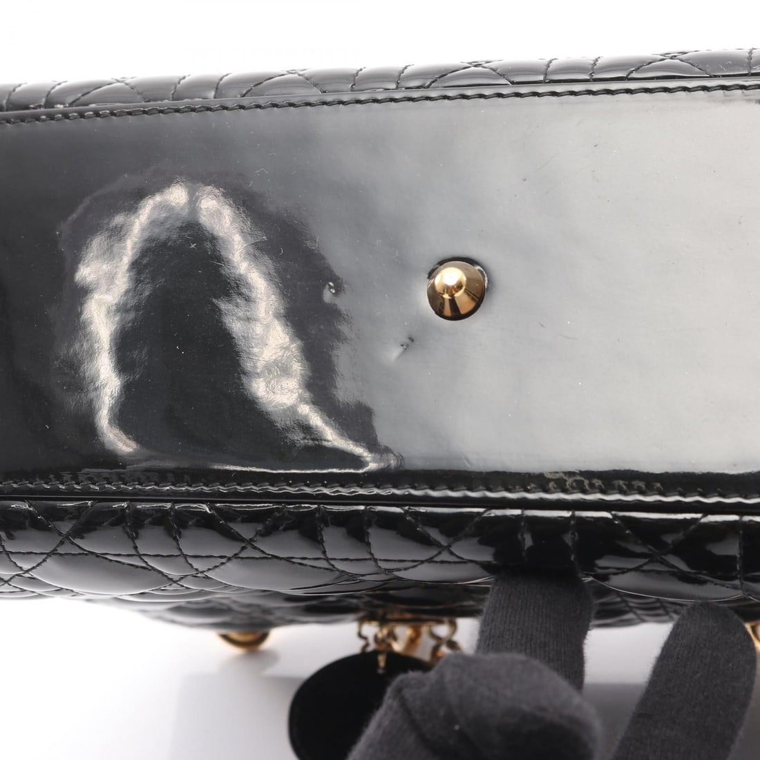 Dior Black Cannage Handbag - 6