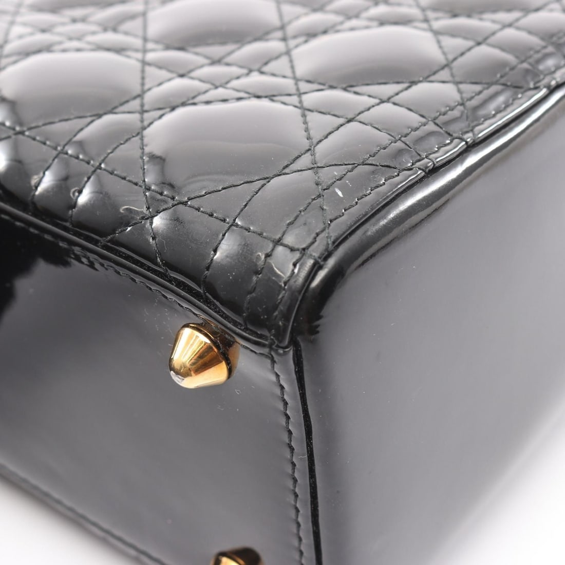 Dior Black Cannage Handbag - 8