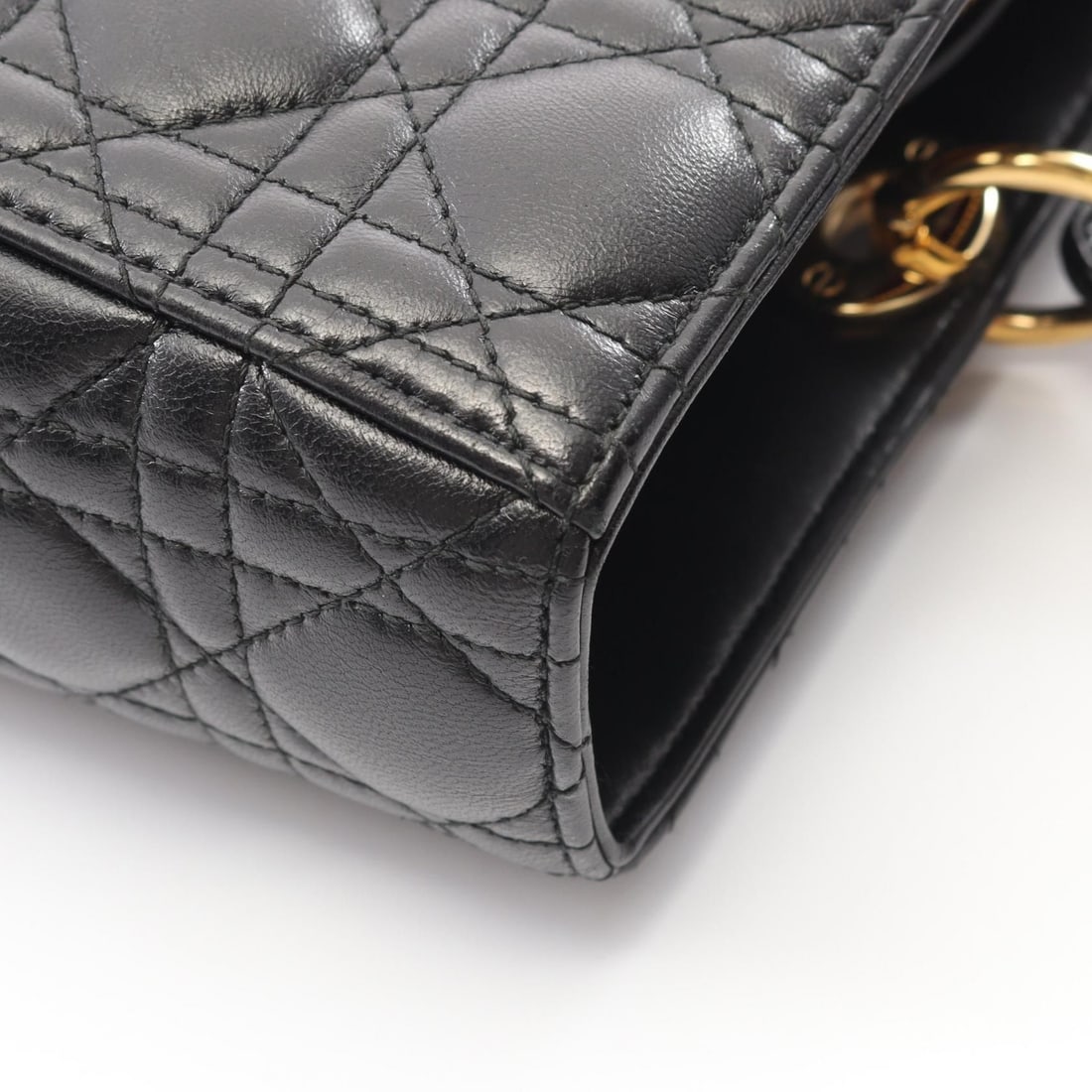 Dior Black Cannage Handbag - 10