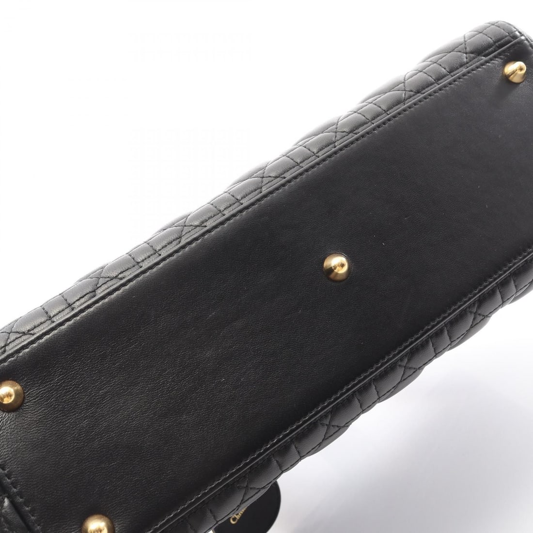 Dior Black Cannage Handbag - 8