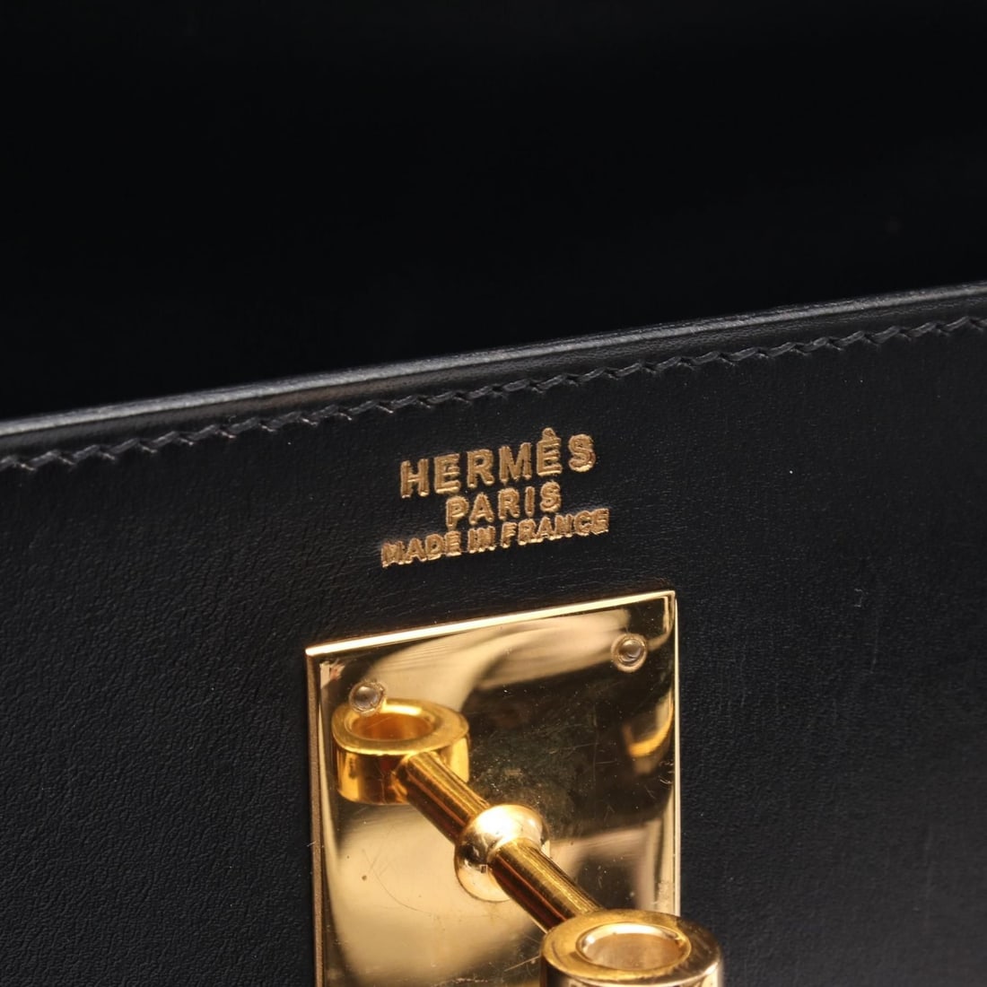 HermÃ¨s Black Calfskin Kelly 32 32 Handbag - 4