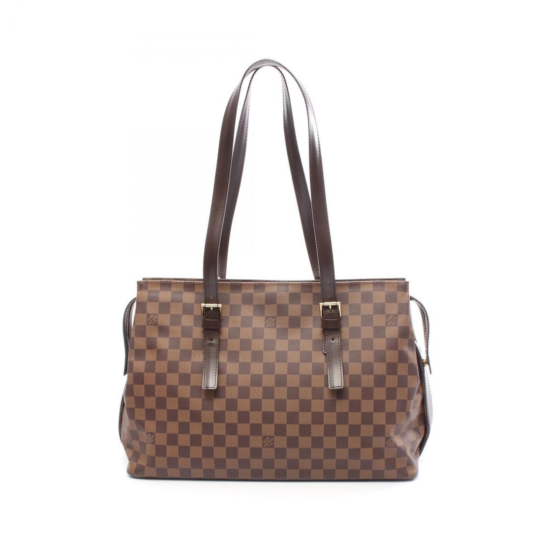 Louis Vuitton Handbag: Item Name: LOUIS VUITTON Chelsea Ebene Brown Tote Bag N51119Brand: LOUIS VUITTONModel No.: N51119Size: x W:40cmH:28cm x D:14cm(W:15.7 inch x H:11.0 inch x D:5.5 inch )Shoulder?66 - 82cm(26.0 inch