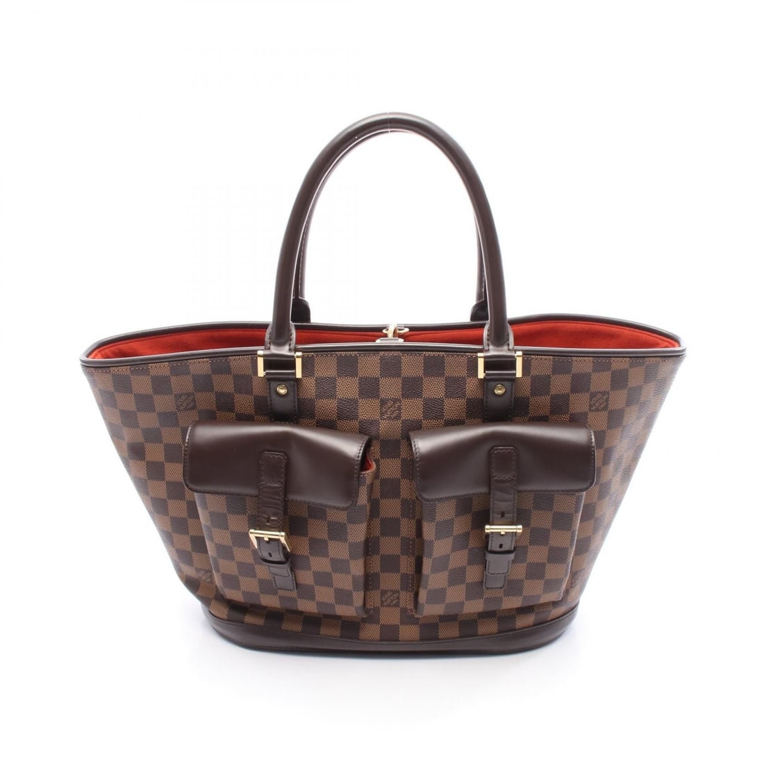 Louis Vuitton Handbag: Item Name: LOUIS VUITTON Manosque GM Ebene Brown Handbag N51120Brand: LOUIS VUITTONModel No.: N51120Size: x W:33cmH:28cm x D:14cm(W:13.0 inch x H:11.0 inch x D:5.5 inch )Handle?48cm(18.9 inch )Color: