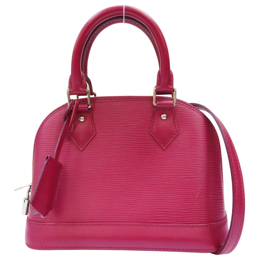 Louis Vuitton Handbag: Item Name: LOUIS VUITTON Alma 23 Shoulder Handbag Epi Leather Red M50631Brand: LOUIS VUITTONModel No.: M50631Size: x W:23cmH:17cm x D:11.5cm(W:9.1 inch x H:6.7 inch x D:4.5 inch )Handle?26cm(10.2