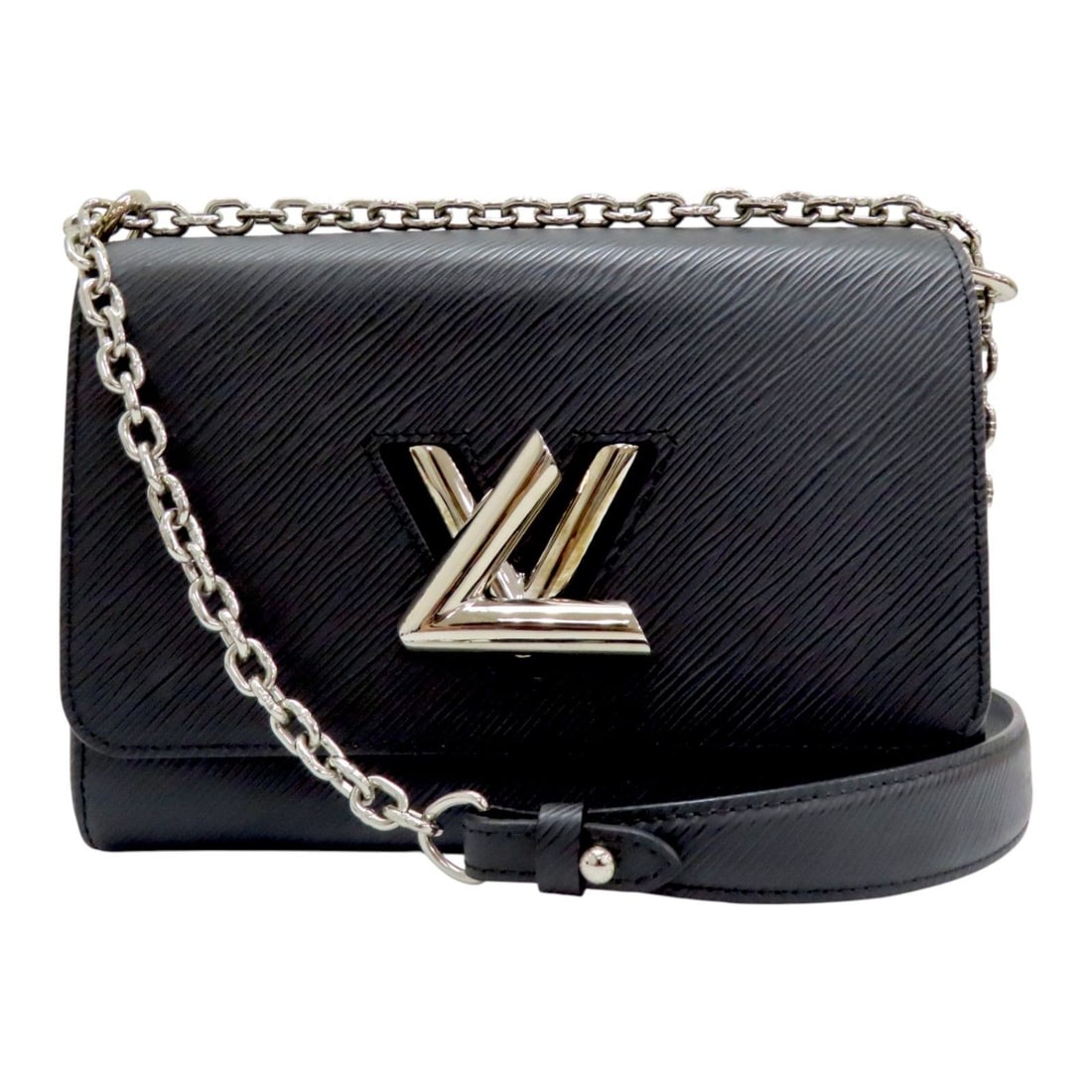 Louis Vuitton Handbag: Item Name: LOUIS VUITTON Twist MM Shoulder Bag Epi Leather Black M21110Brand: LOUIS VUITTONModel No.: M21110Size: x W:23cmH:17cm x D:9cm(W:9.1 inch x H:6.7 inch x D:3.5 inch ) - 112cm-44.1 inch