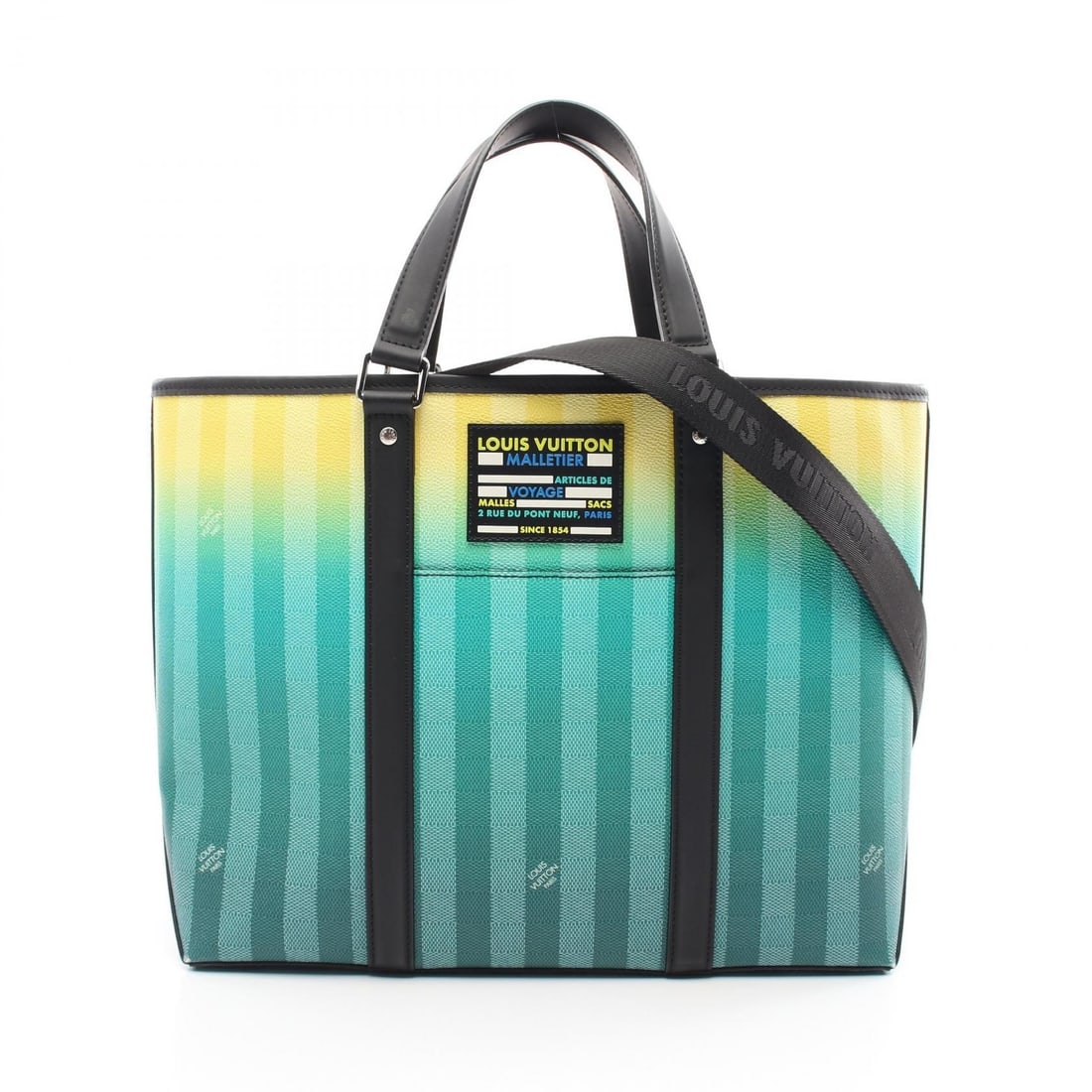 Louis Vuitton Handbag: Item Name: LOUIS VUITTON Weekend Tote PM Green Yellow Black Tote Bag M59919Brand: LOUIS VUITTONModel No.: M59919Size: x W:35cmH:29cm x D:13cm(W:13.8 inch x H:11.4 inch x D:5.1 inch )Handle?38cm(15.0