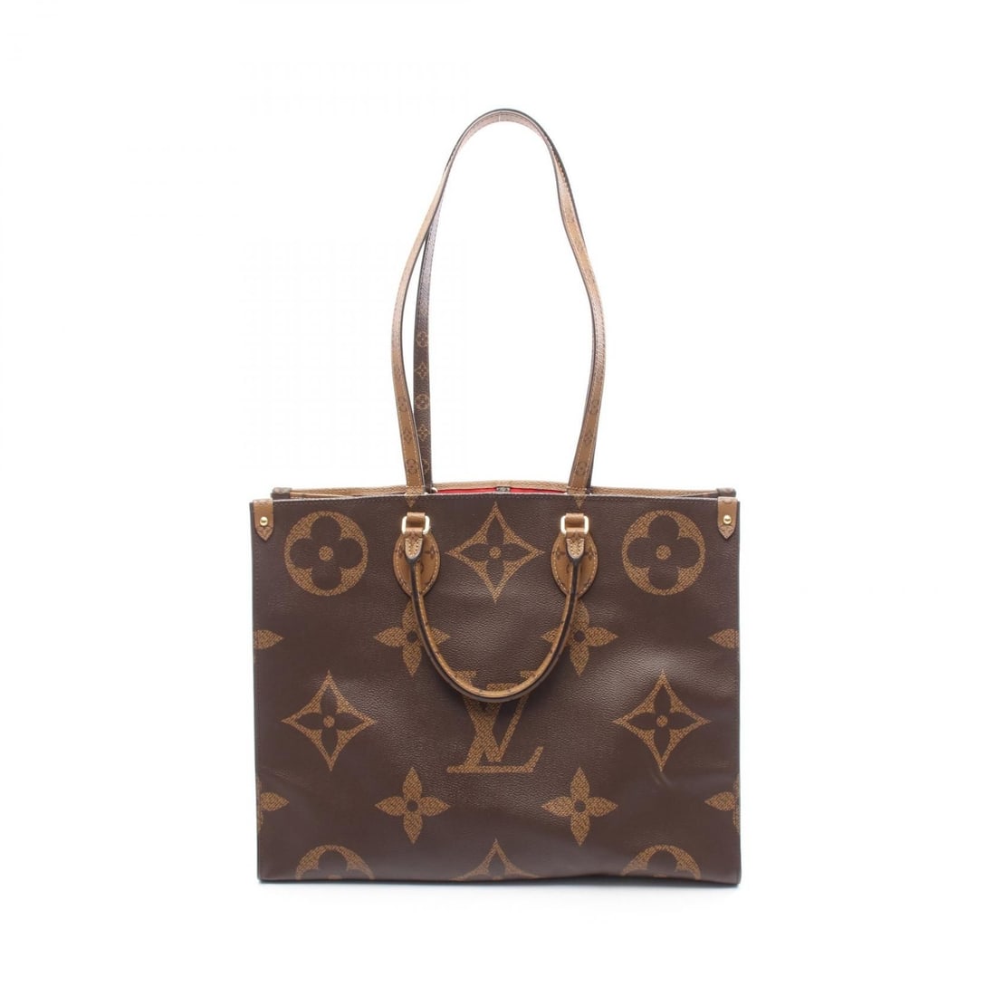 Louis Vuitton Handbag: Item Name: LOUIS VUITTON On-the-go GM Beige Brown Beige Tote Bag M44576Brand: LOUIS VUITTONModel No.: M44576Size: x W:41cmH:32cm x D:17cm(W:16.1 inch x H:12.6 inch x D:6.7 inch )Handle?38cm(15.0 inch
