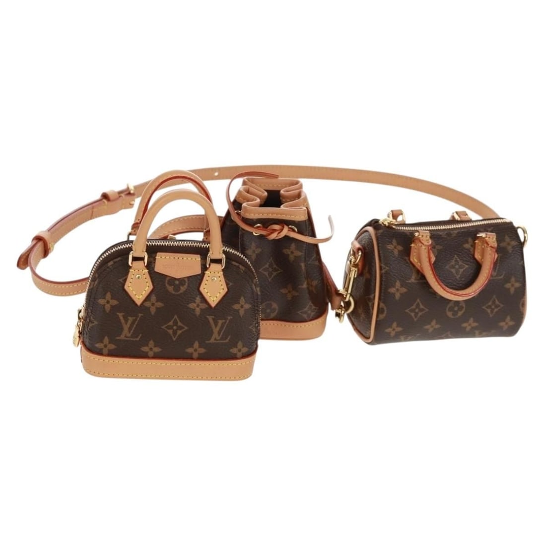 Louis Vuitton Handbag: BRAND : LOUIS VUITTONColor : MonogramMaterial : Monogram Canvas Size(cm) : W7-10-10cm x H7-7-9cm x D5cm(Approx)Size(inch) : W2.8 x H2.8 x D2.0inch(Approx)Style : Shoulder BagAccessory : Dust Bag /