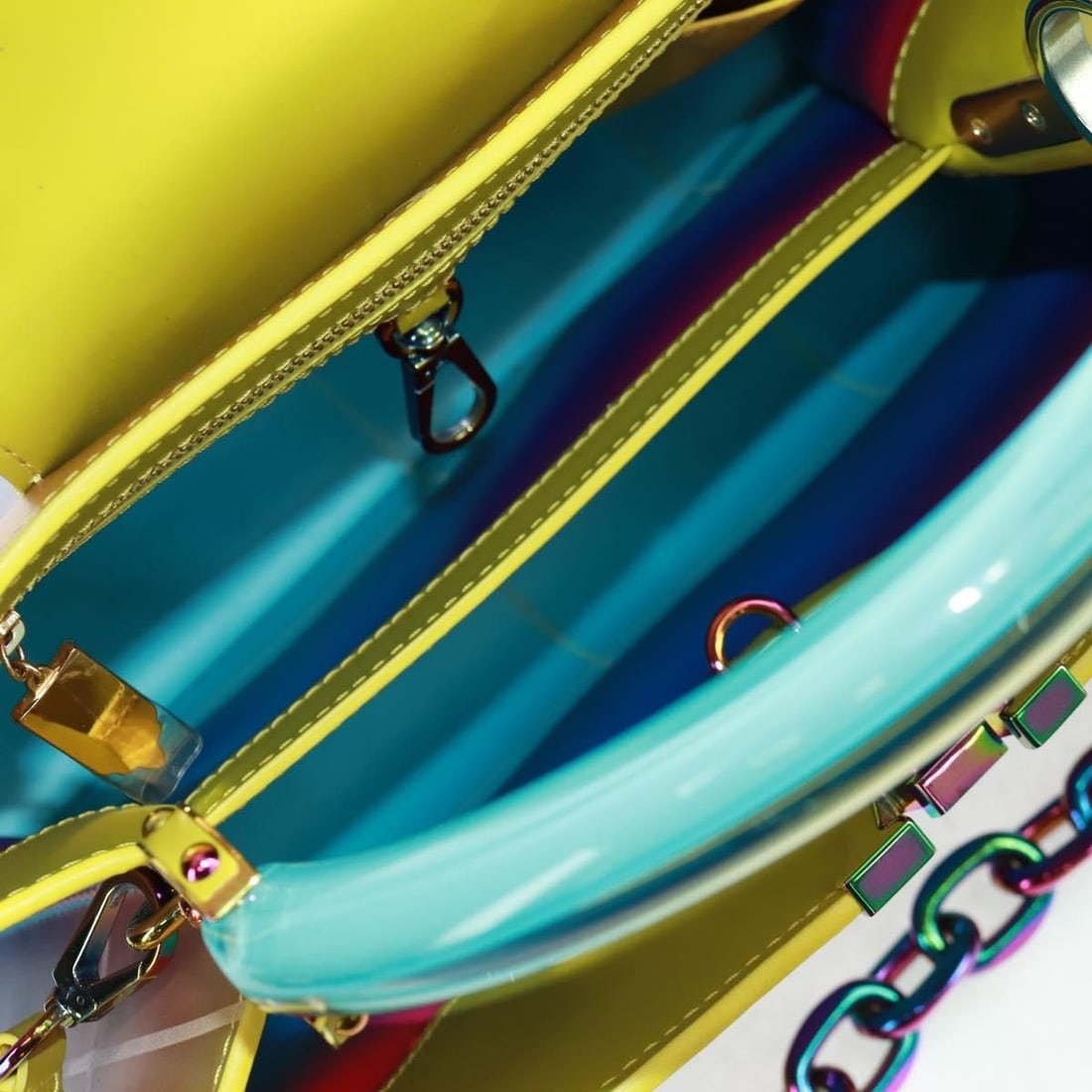 Louis Vuitton Multicolor Leather Handbag - 8