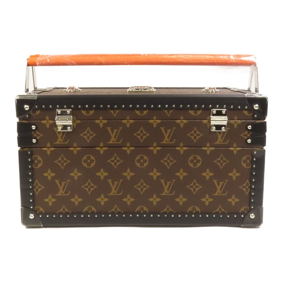 Louis Vuitton Brown Canvas Handbag: Item Name: LOUIS VUITTON Monogram ToolCase M Mac Ginpaku tool box Brown Other miscellaneous goods M10105Brand: LOUIS VUITTONModel No.: M10105Size: x W:37cmH:20cm x D:20cm(W:14.6 inch x H:7.9 inch x