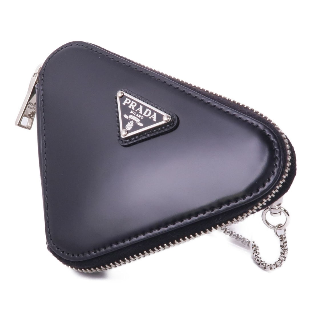 Prada Black Triangle Handbag - 3