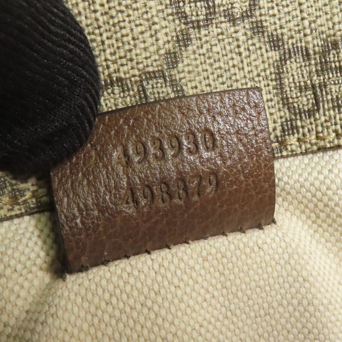 Gucci Brown Canvas Handbag - 5