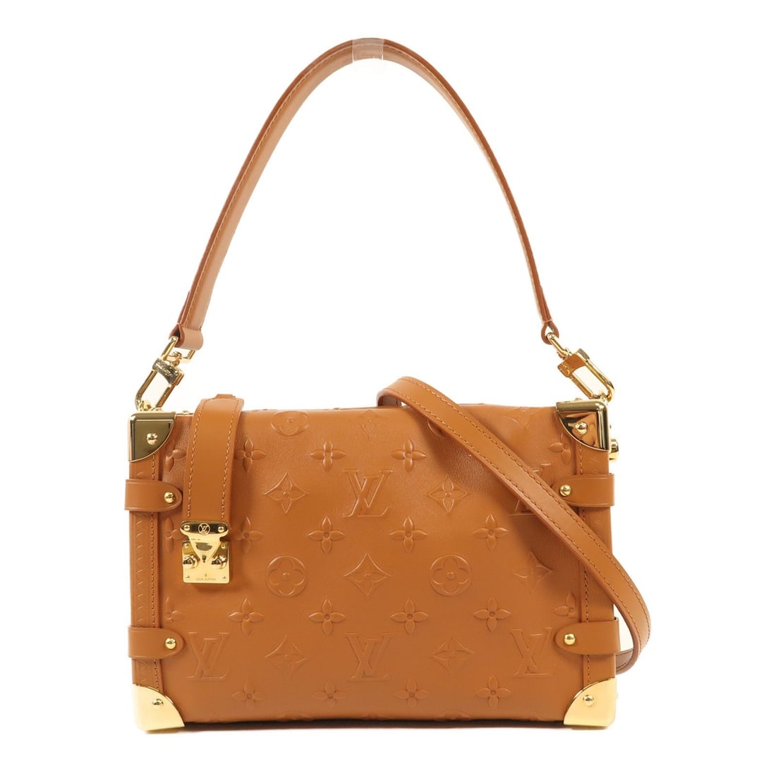 Louis Vuitton Empreinte Side Trunk Shoulder Bag: Item Name: LOUIS VUITTON Monogram Empreinte Side TrunkHand-made shoulder bag Brown Sand 2wayShoulder Bag M21741Brand: LOUIS VUITTONModel No.: M21741Size: x W:24cmH:16cm x D:8cm(W:9.4 inch x H:6.3 inch