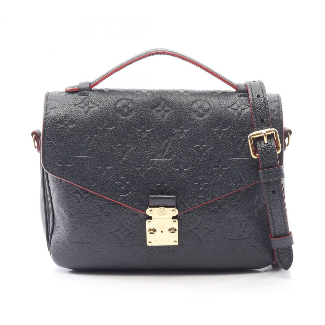 Louis Vuitton Pochette Metis Marine Rouge Navy Handbag: Item Name: LOUIS VUITTON Pochette Metis MarineRouge Navy Handbag M44071Brand: LOUIS VUITTONModel No.: M44071Size: x W:24.5cmH:18cm x D:2/4cm(W:9.6 inch x H:7.1 inch x D:0.8 inch )Handle?15.5cm(6.1 inc