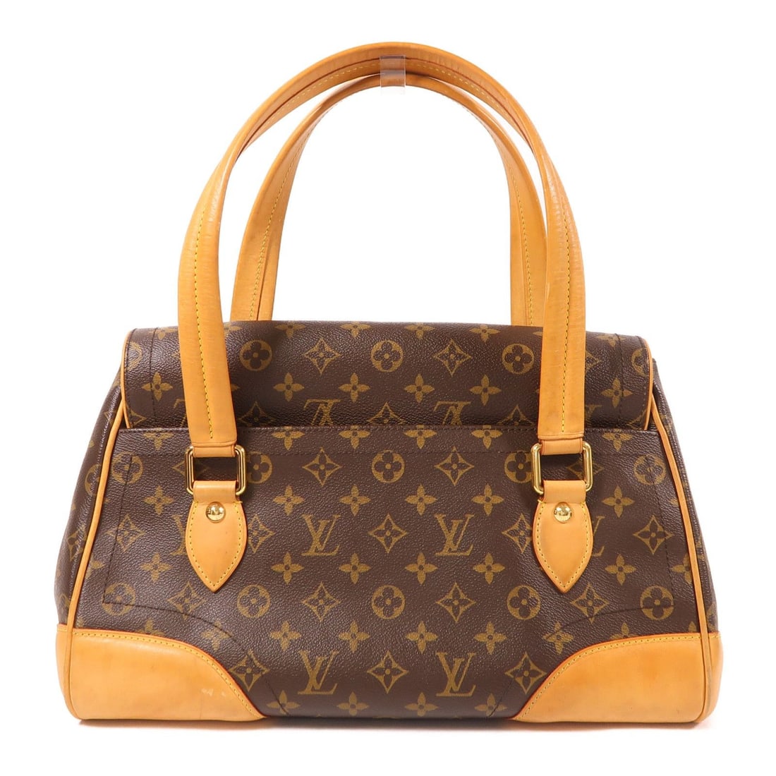 Louis Vuitton Beverly GM, Monogram: Item Name: LOUIS VUITTON Monogram Beverly GM Gold Handmade Bag/Shoulder Back Bag Palm Color Brown ShoulderBrand: LOUIS VUITTONModel No.: M40120Size: x W:37cmH:24cm x D:17cm(W:14.6 inch x H:9.4 inch x