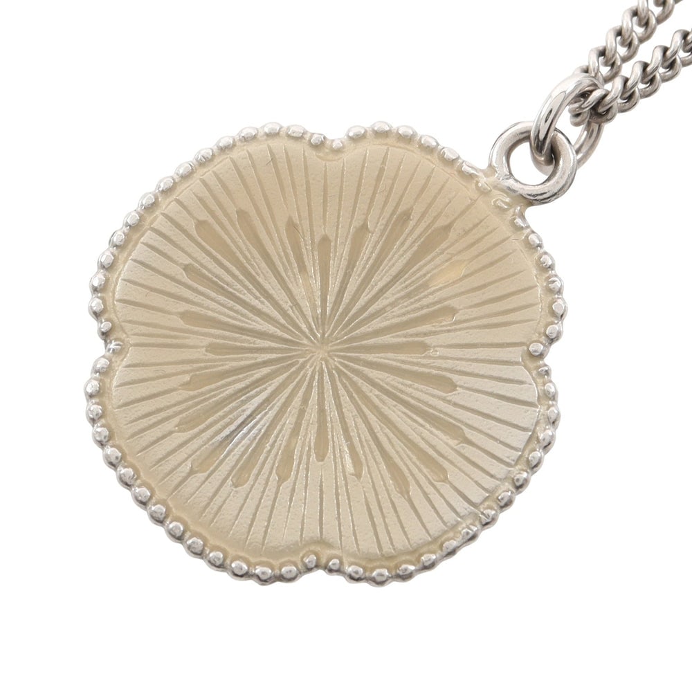 Chanel Coco Mark Silver Necklace - 2