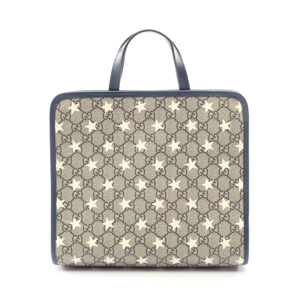 Children's GG star Handbag Tote bag PVC Leather Beige Navy Kids: Children's GG star Handbag Tote bag PVC Leather Beige Navy Kids