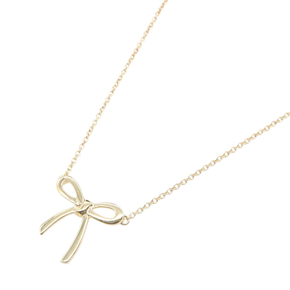 Ribbon Necklace Necklace K18YG Yellow Gold (1 of 5)