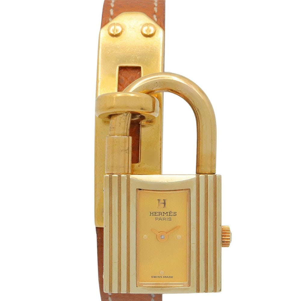 Kelly watch Champagne Women Watch Quartz GP Leather Gold (1 of 16)