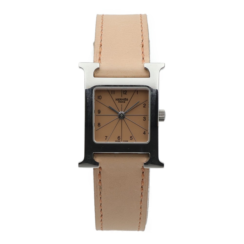 Hermes H Watch Beige - 2