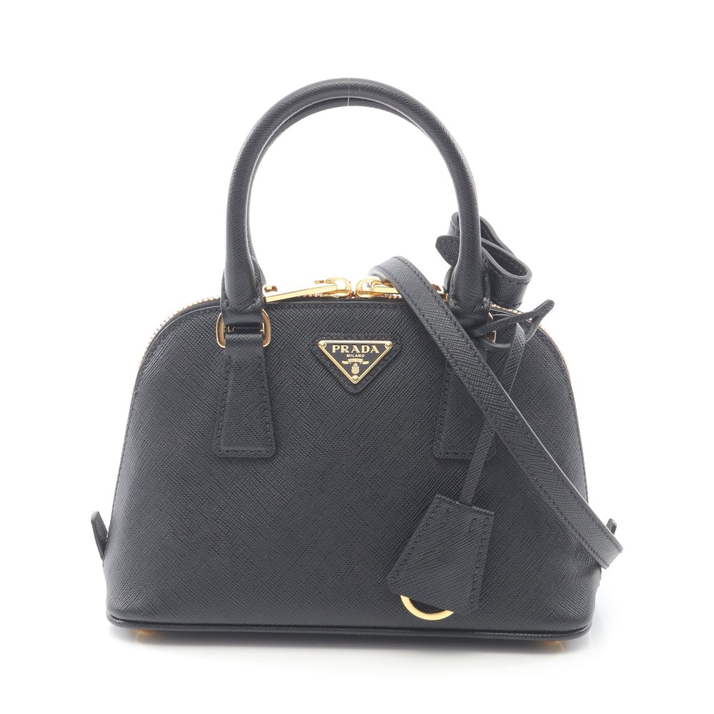 SAFFIANO LUX Handbag Saffiano leather Black 2WAY (1 of 4)