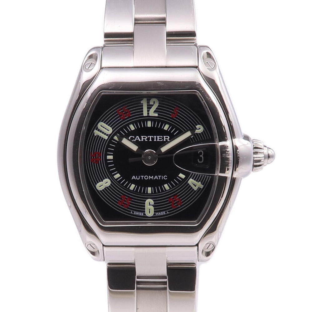 CARTIER Roadster LM W62002V3 Automatic Watch Stainless Steel Black (1 of 16)