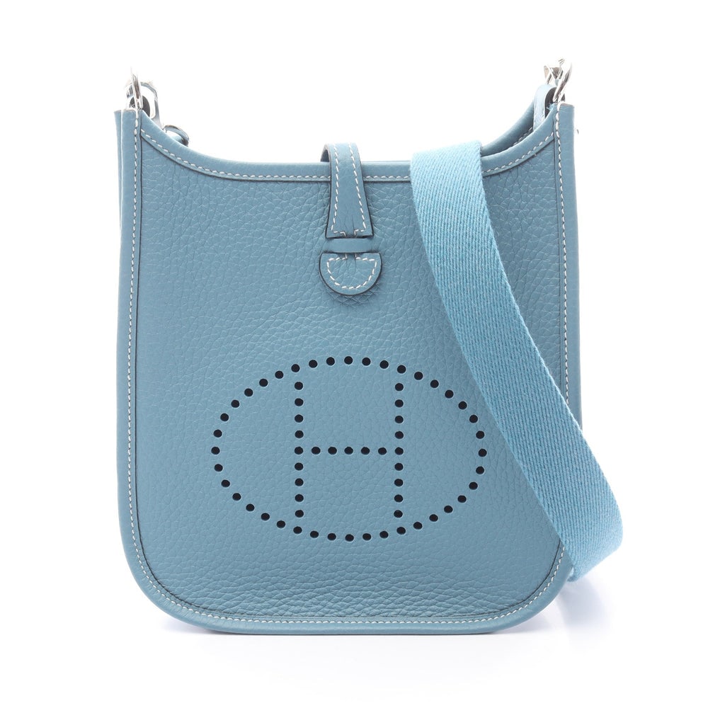 Evelyn Amazon TPM New Blue Jean Shoulder bag Clemence leather Blue Silver hardware K stamp: Evelyn Amazon TPM New Blue Jean Shoulder bag Clemence leather Blue Silver hardware K stamp