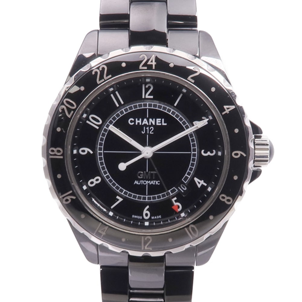 CHANEL CC J12 GMT H2012 Automatic Watch Ceramic Black (1 of 16)