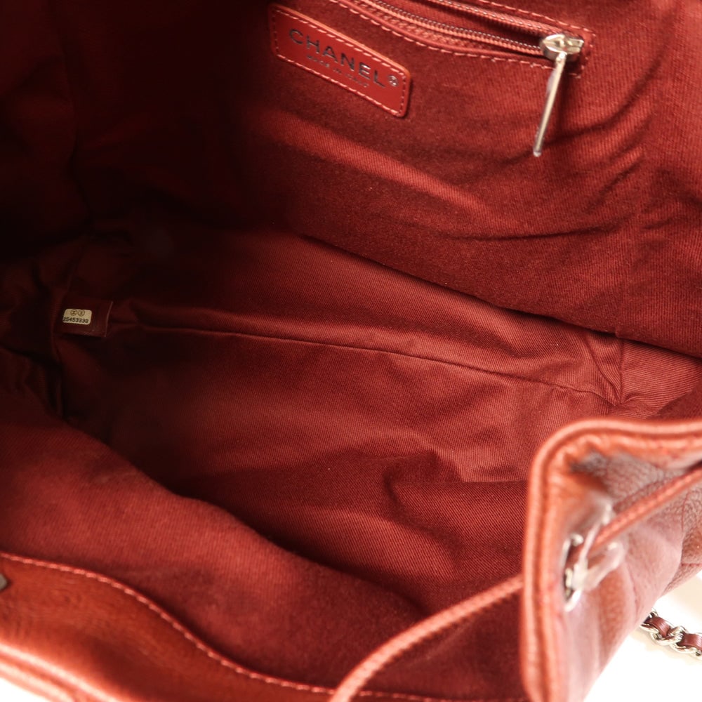 Chanel Red Backpack - 7