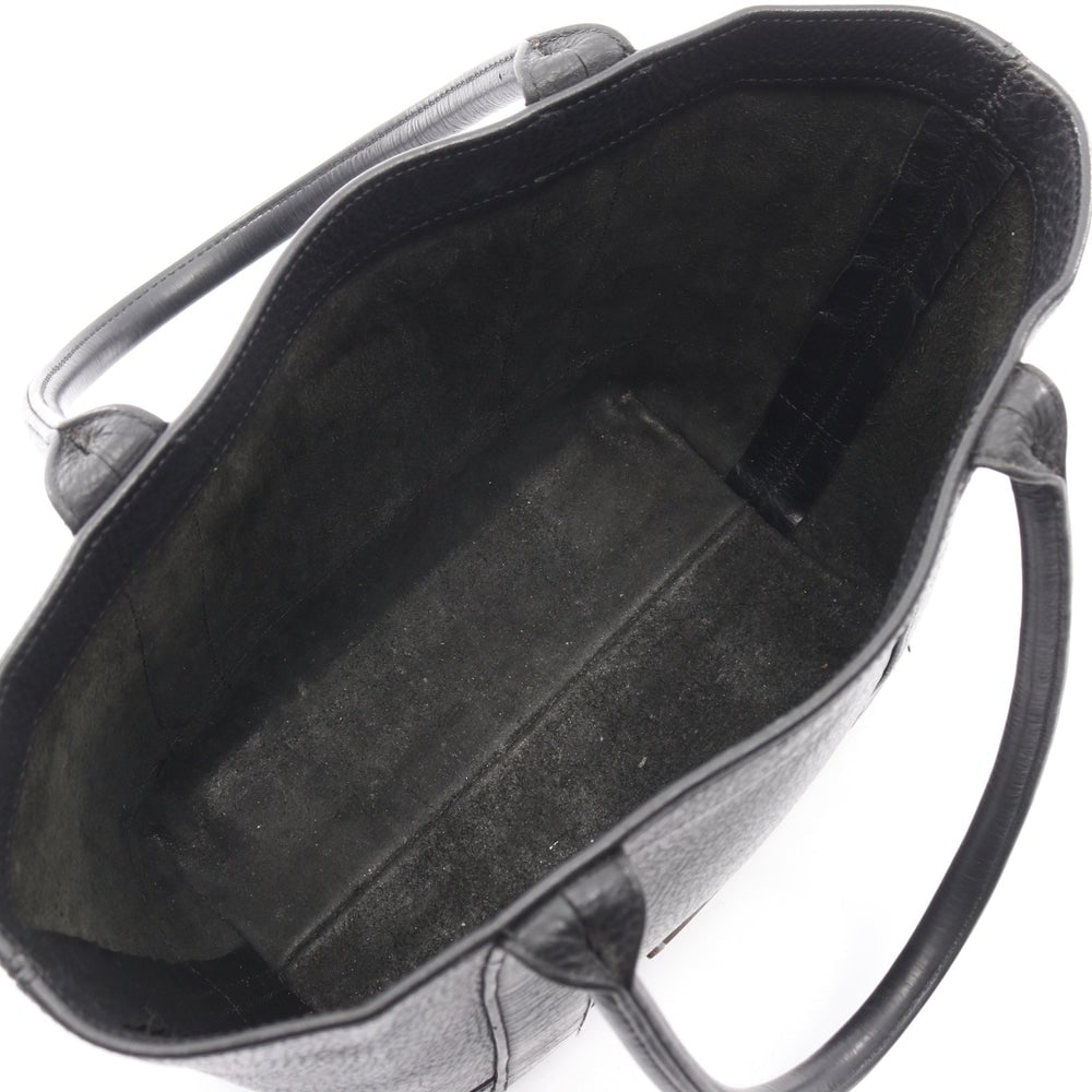 Handbag Leather Black - 3