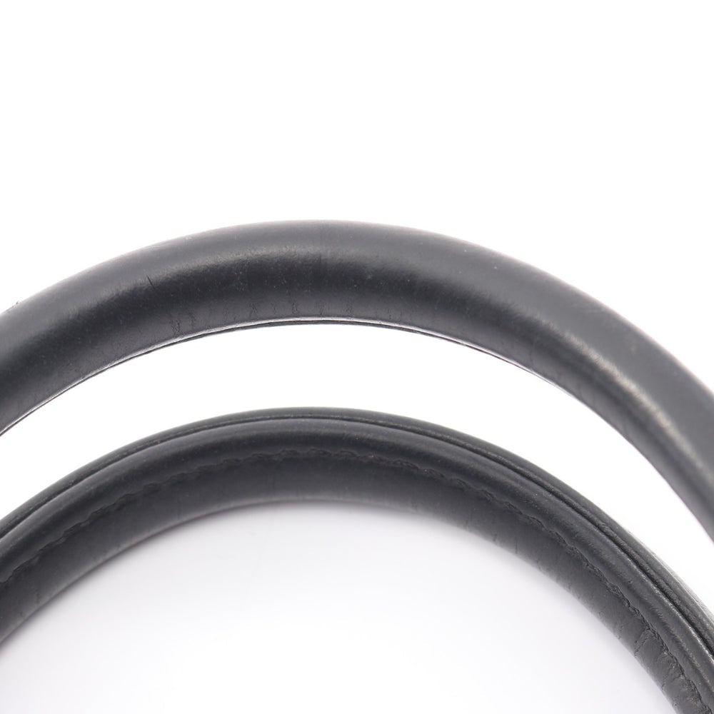 Handbag Leather Black - 6