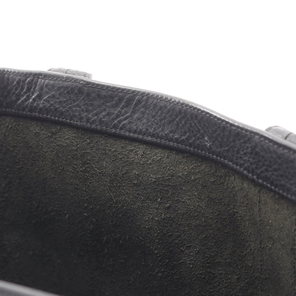 Handbag Leather Black - 8