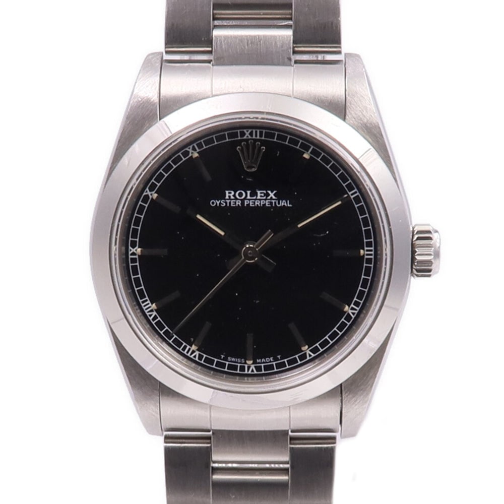 ROLEX Oyster Perpetual 67480 Automatic Watch Stainless Steel Black: ROLEX Oyster Perpetual 67480 Automatic Watch Stainless Steel Black