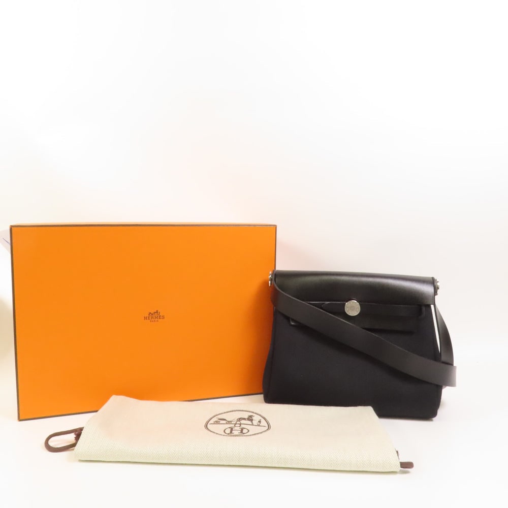 Hermes Mini Herbag Noir - 11