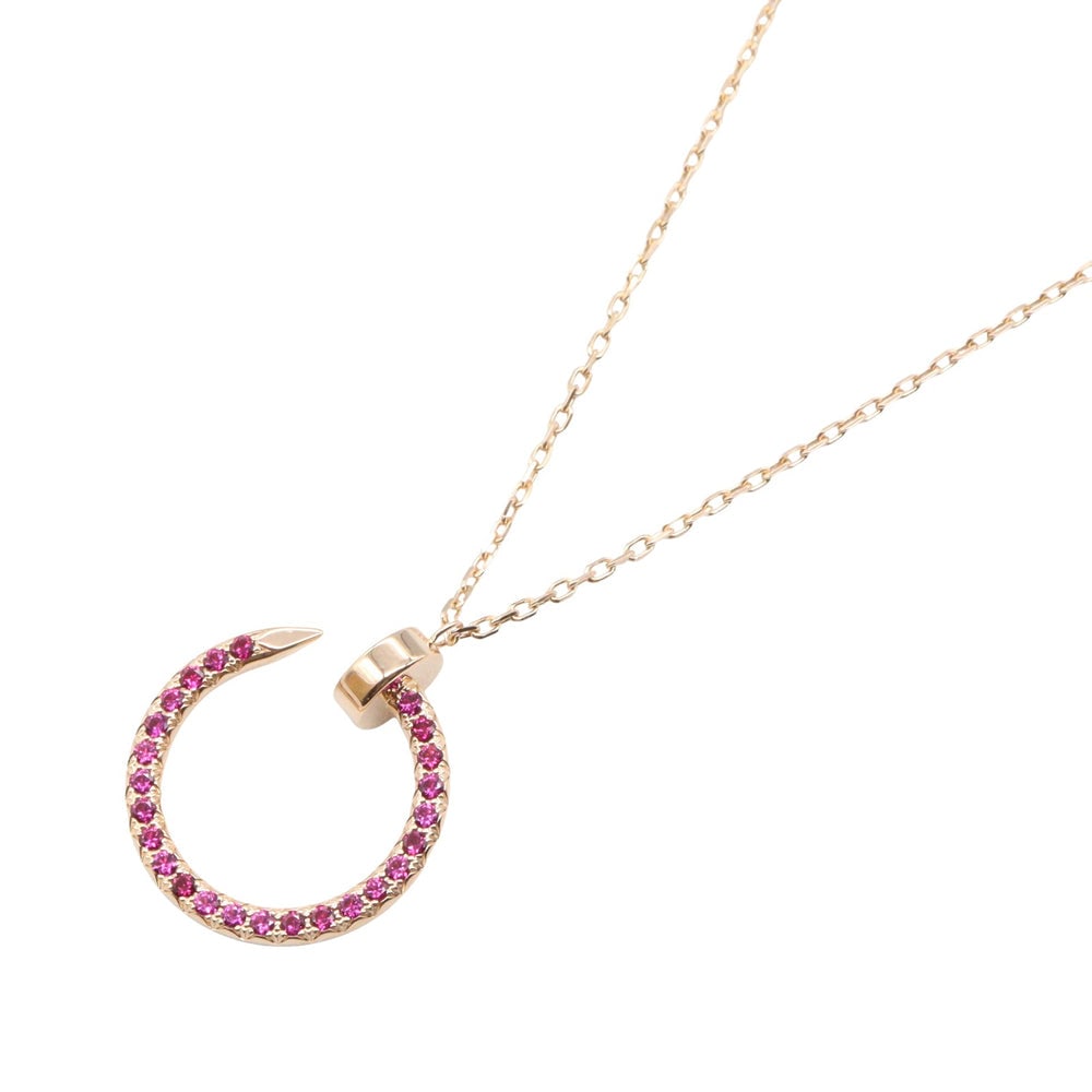 Juste un Clou Ruby Necklace Necklace K18PG Ruby Pink gold Red (1 of 5)