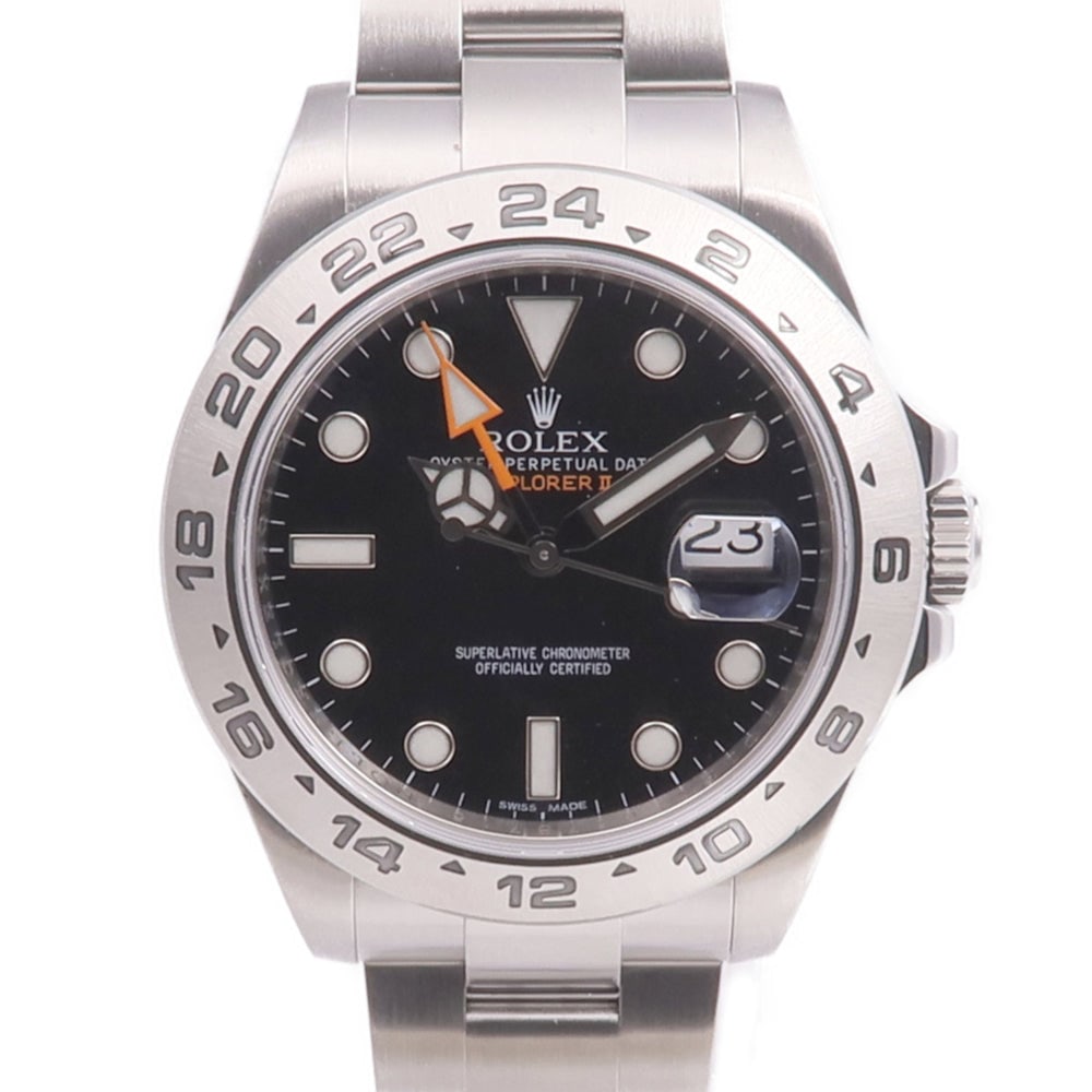 ROLEX Explorer II Automatic Watch 216570 Stainless Steel Black: ROLEX Explorer II Automatic Watch 216570 Stainless Steel Black