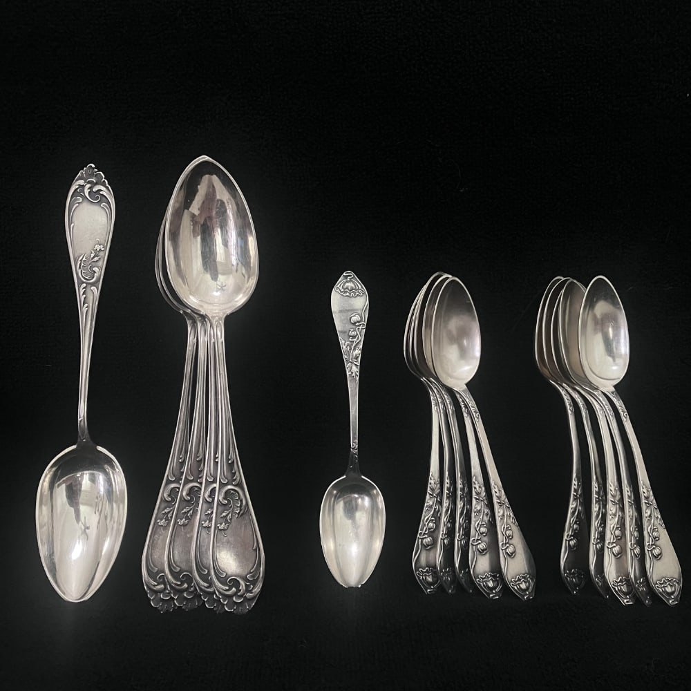 Vintage Russian Silverware - 4